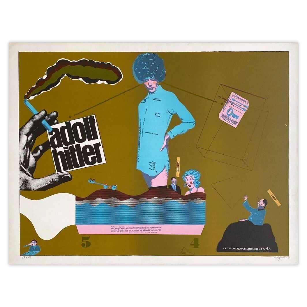Antonio Segui Gesigneerde Lithografie Propagande 1969