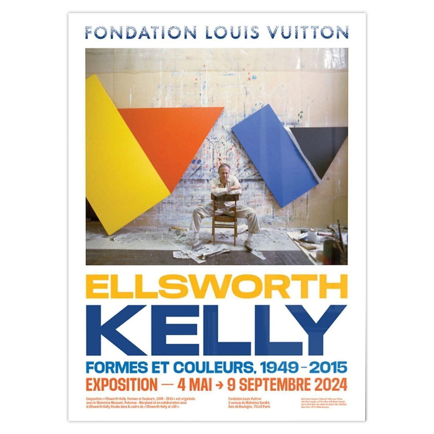 Ellsworth Kelly Poster Expo 2024   Fondation Louis Vuitton