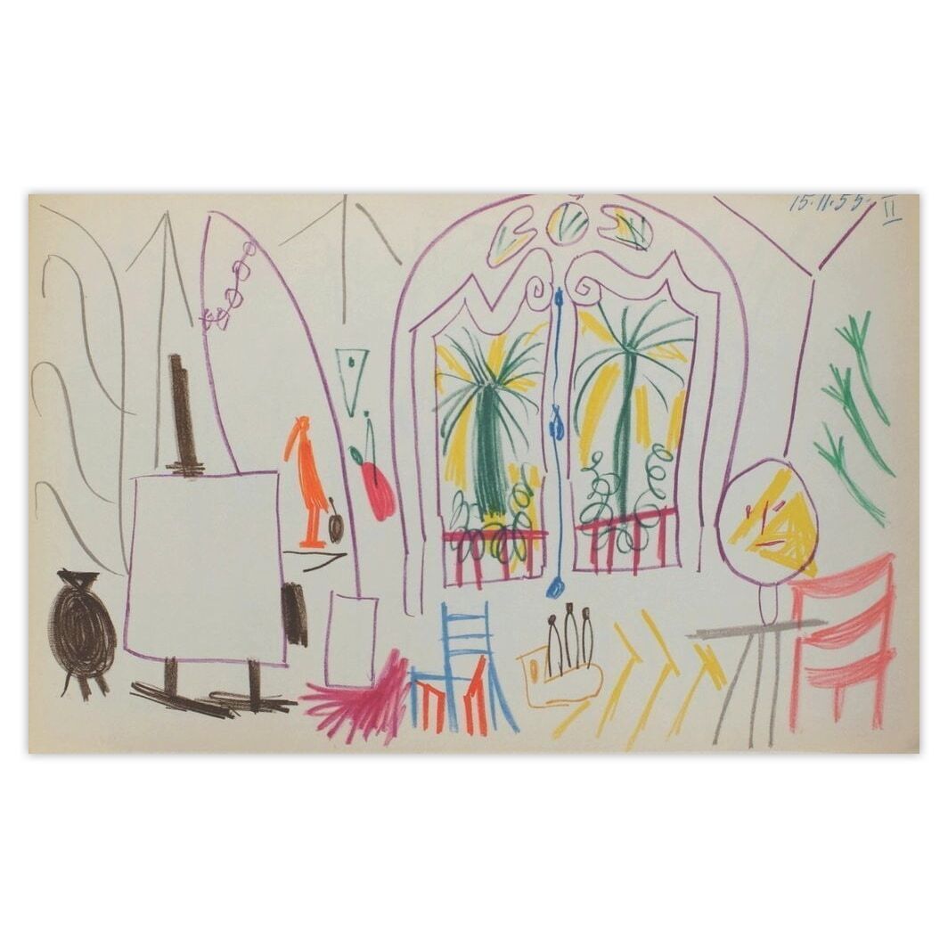 Pablo Picasso Lithograph Carnet De Californie 34 1959