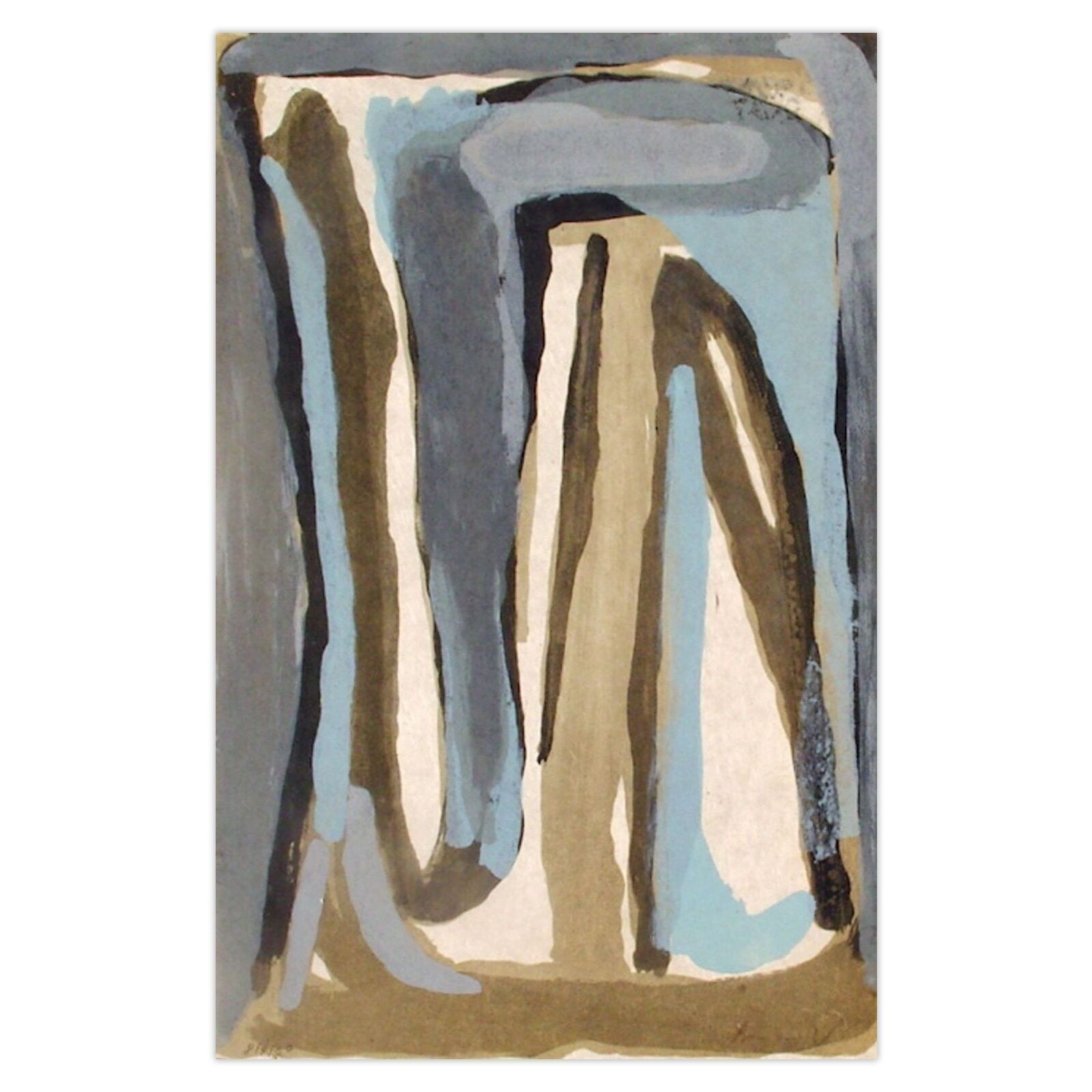 Bram Van Velde Gesigneerde Lithografie Mp 315 1978