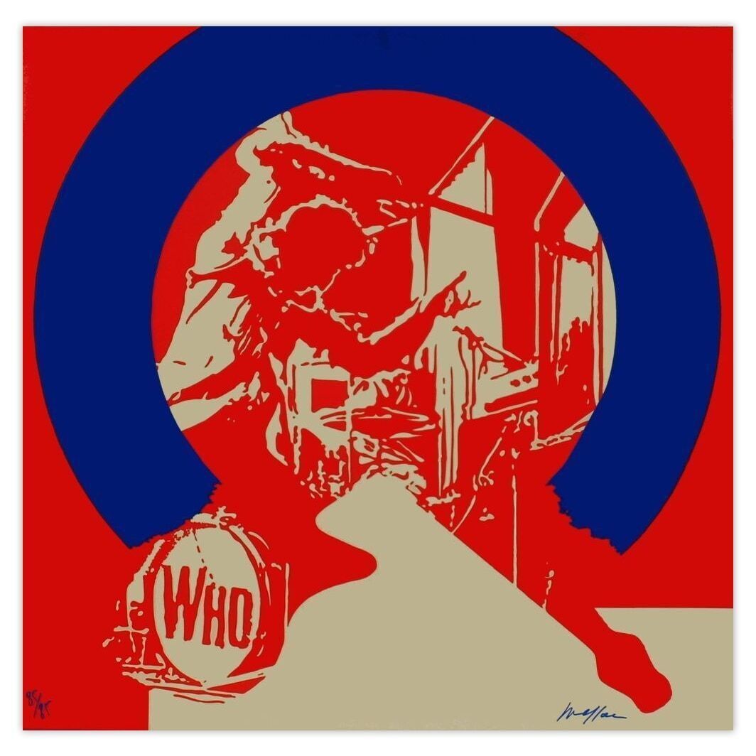Ivan Messac Gesigneerde Zeefdruk My Generation The Who 2013
