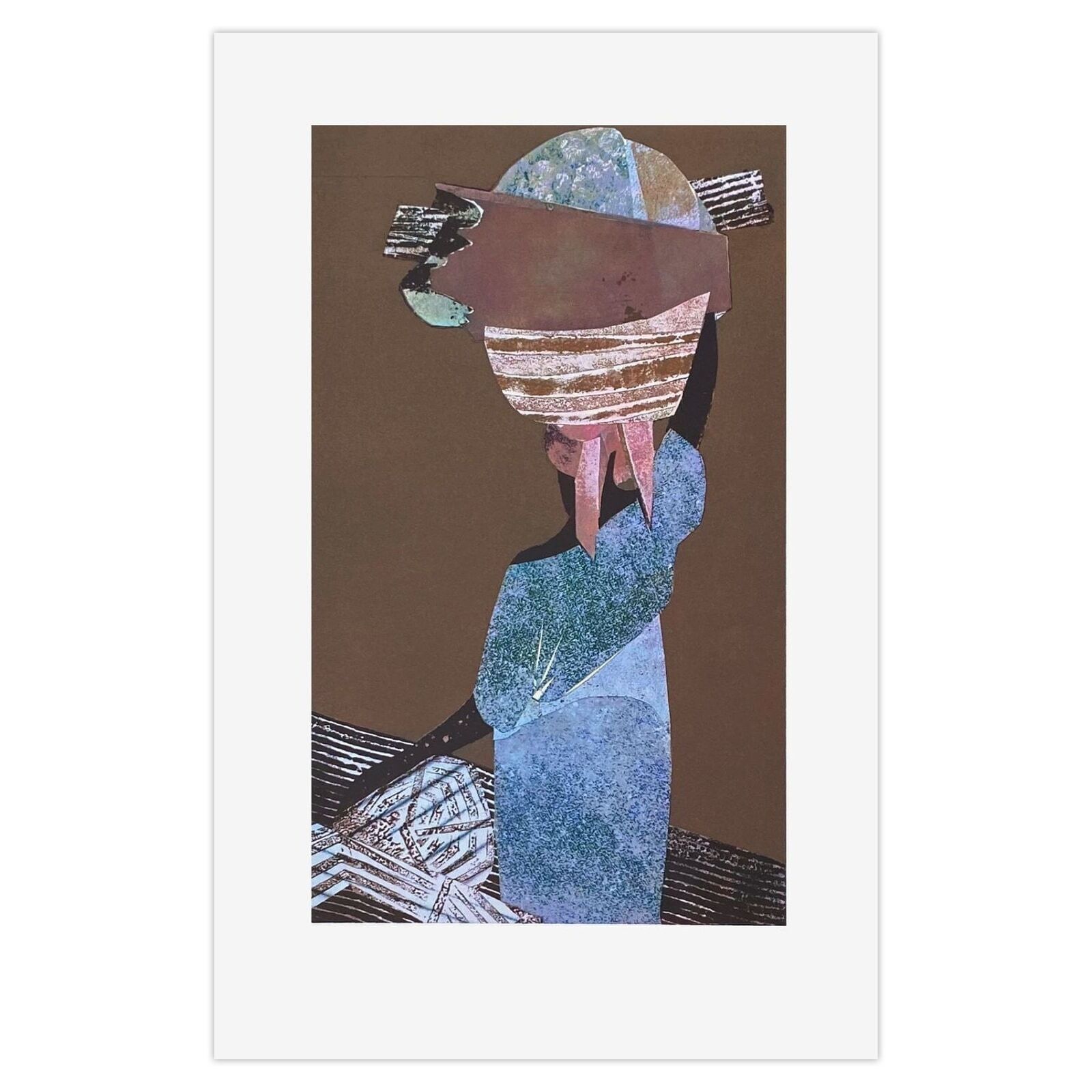 Luce Turnier Screenprint Portrait 1975