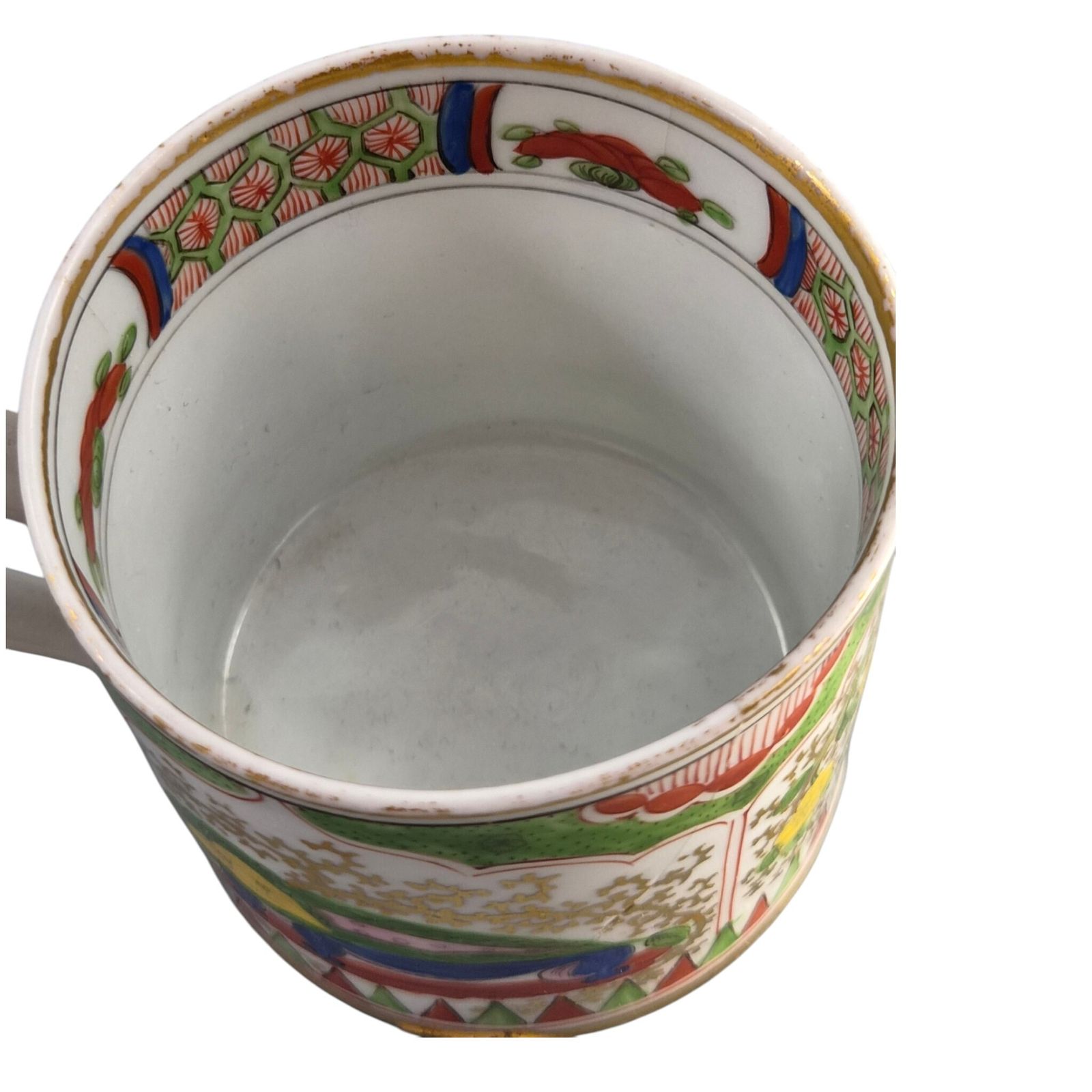 Woonaccessoires Worcester Dragon In Compartments Coffee Cup And Saucer, ca. 1820 photo