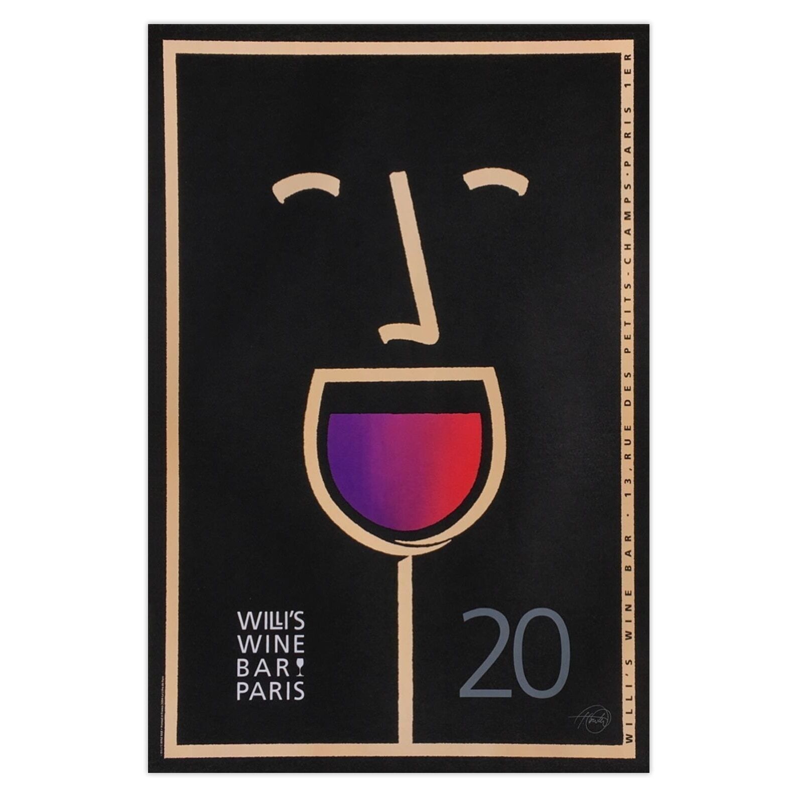 Willi's Wine Bar Poster 2003   Fowler Tom