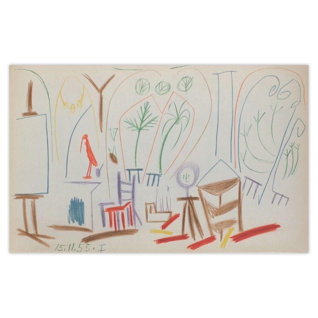 Pablo Picasso Lithograph Carnet De Californie 33 1959