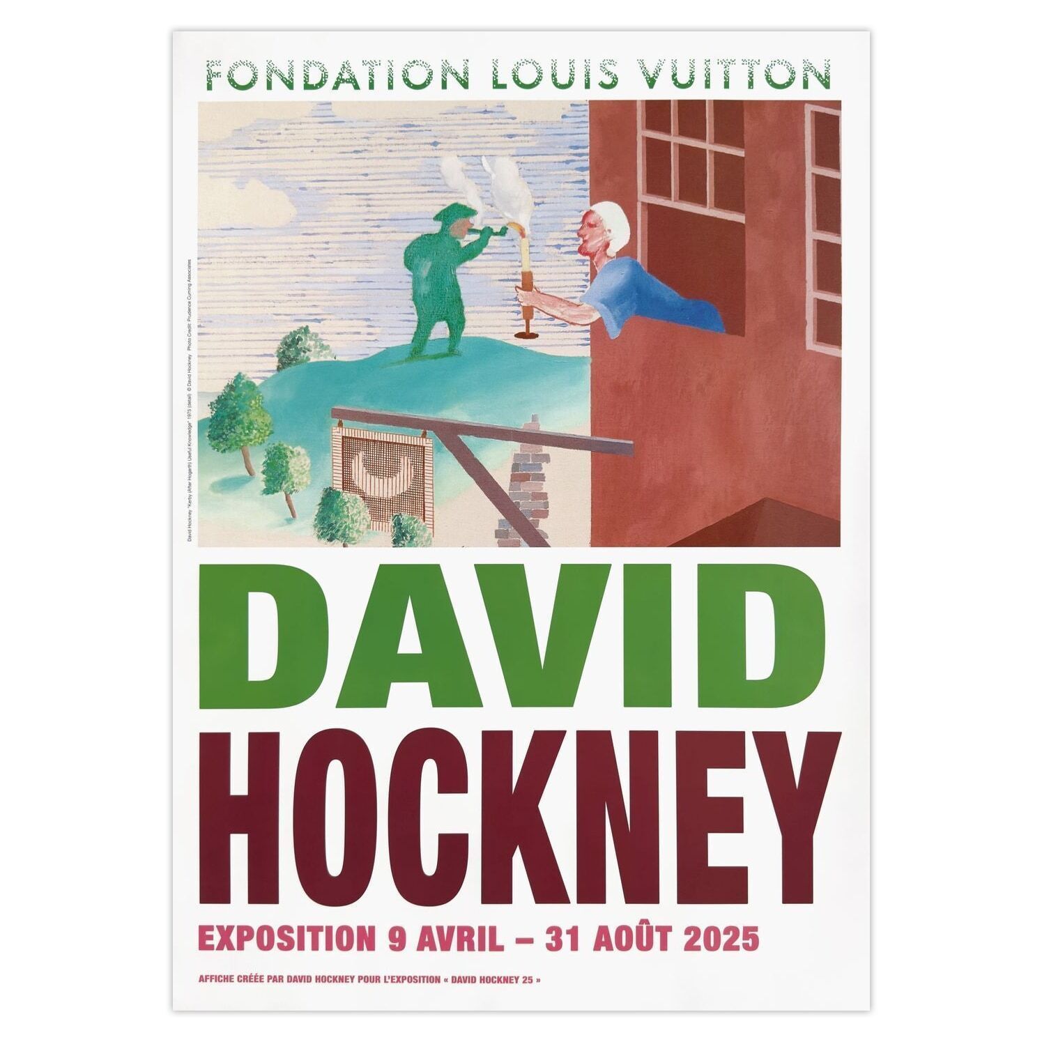 David Hockney Poster Expo 2025   Fondation Louis Vuitton