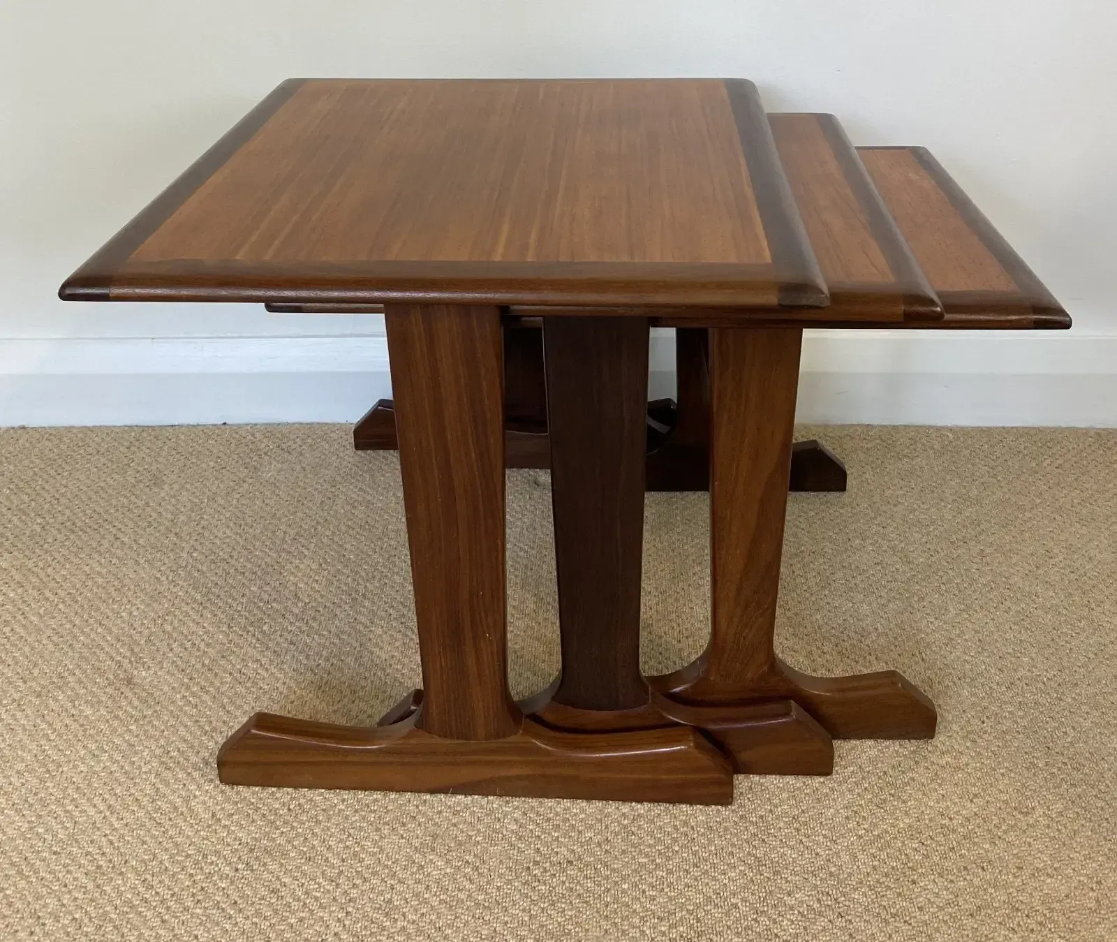 Mid Century Gplan Nest Of Three Teak Side/Coffee Tables photo 135.0