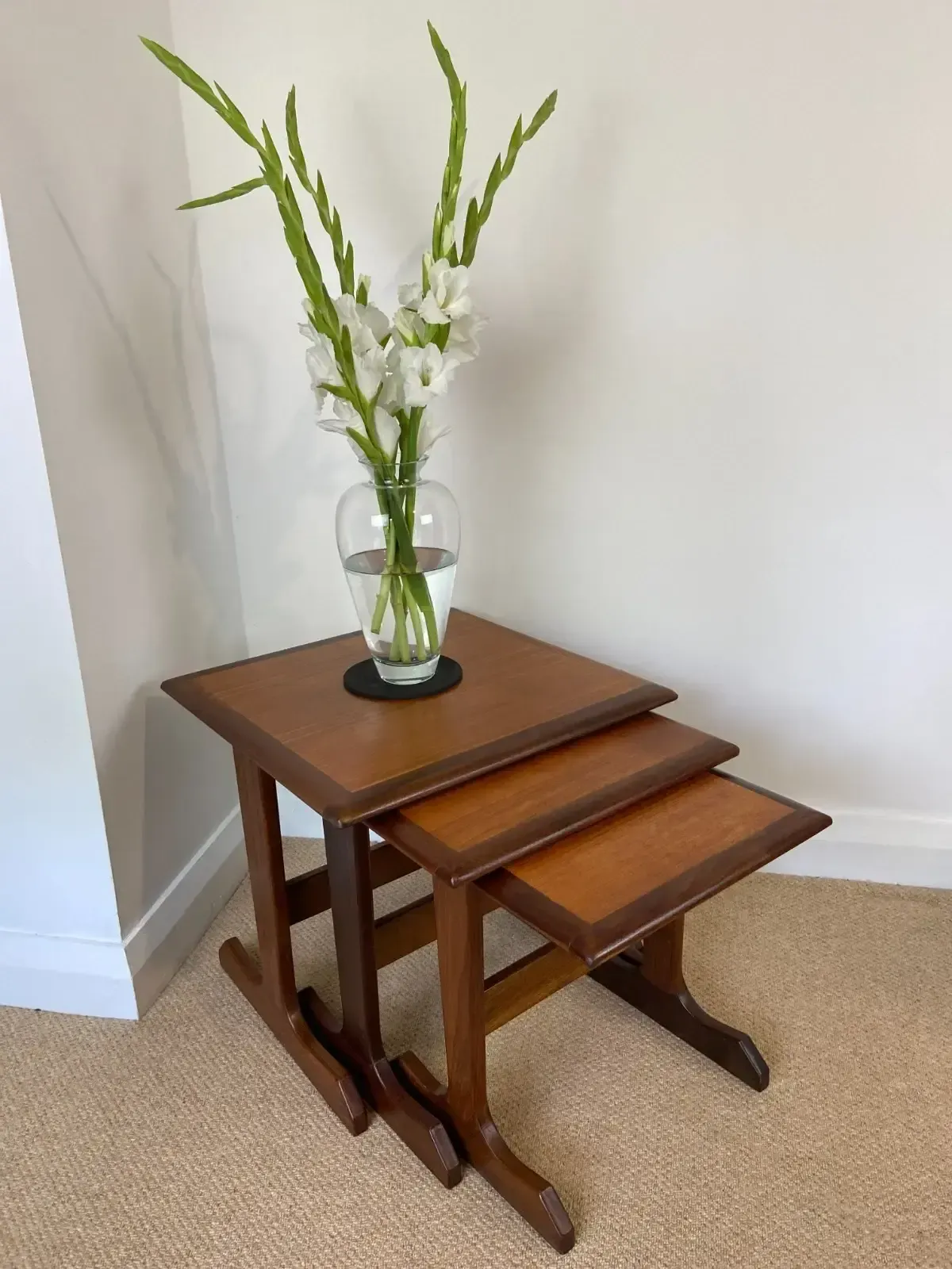 Mid Century Gplan Nest Of Three Teak Side/Coffee Tables