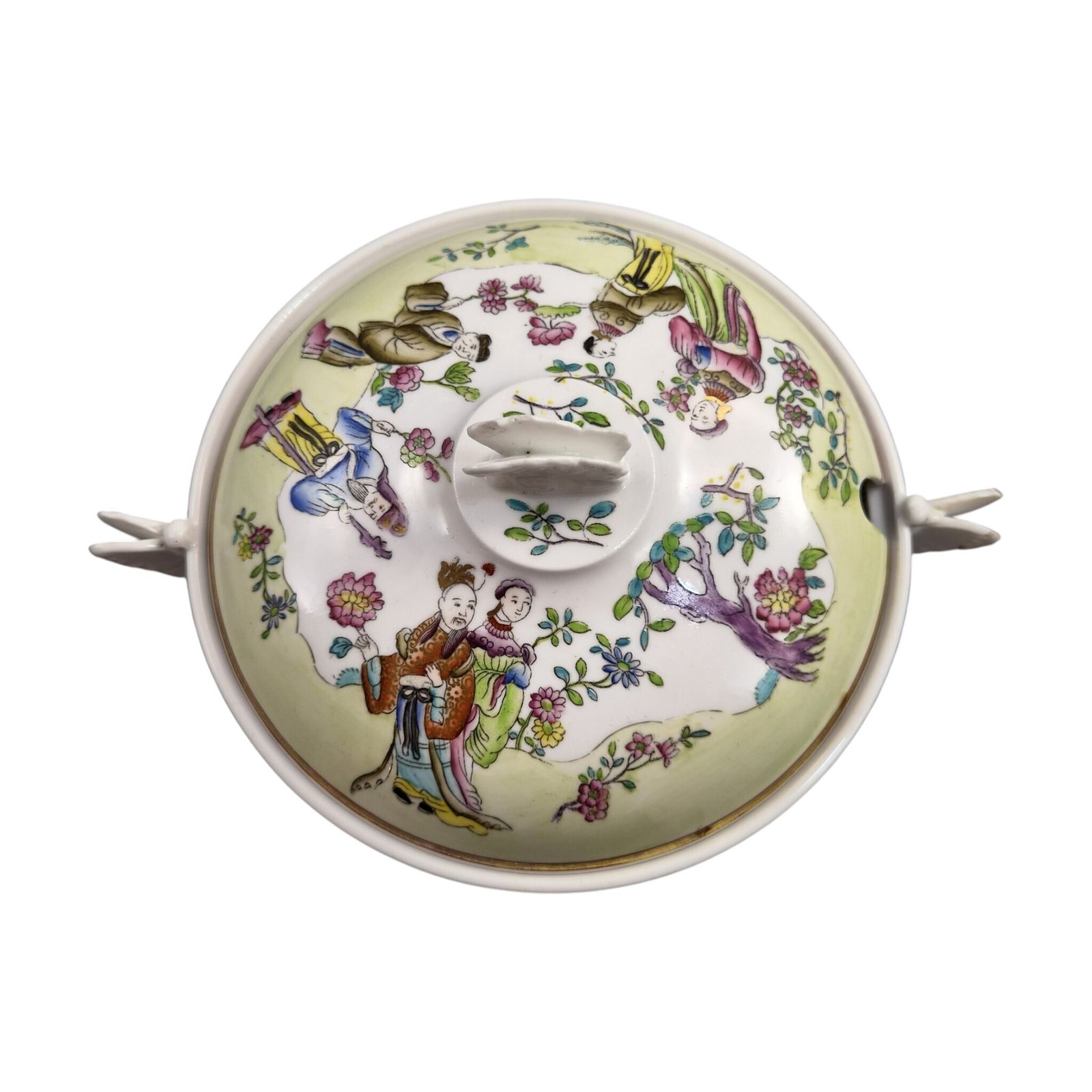 Rare Spode Felspar Porcelain Butterfly Handled Pedestal Bowl, C.1821 photo 400.0