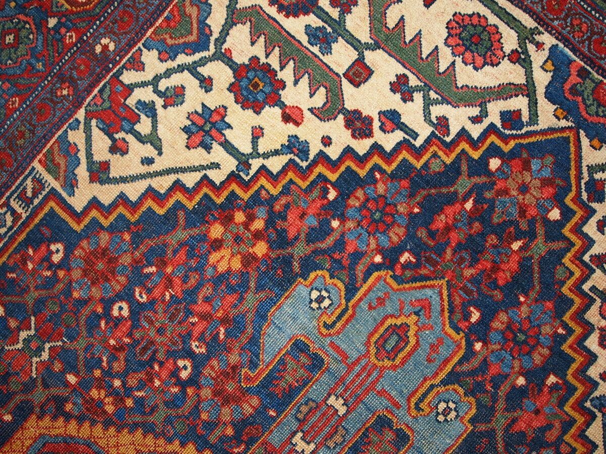 Tapis d'époque fait main, 149 cm x 225 cm, laine, années 1880 photo 3510.0