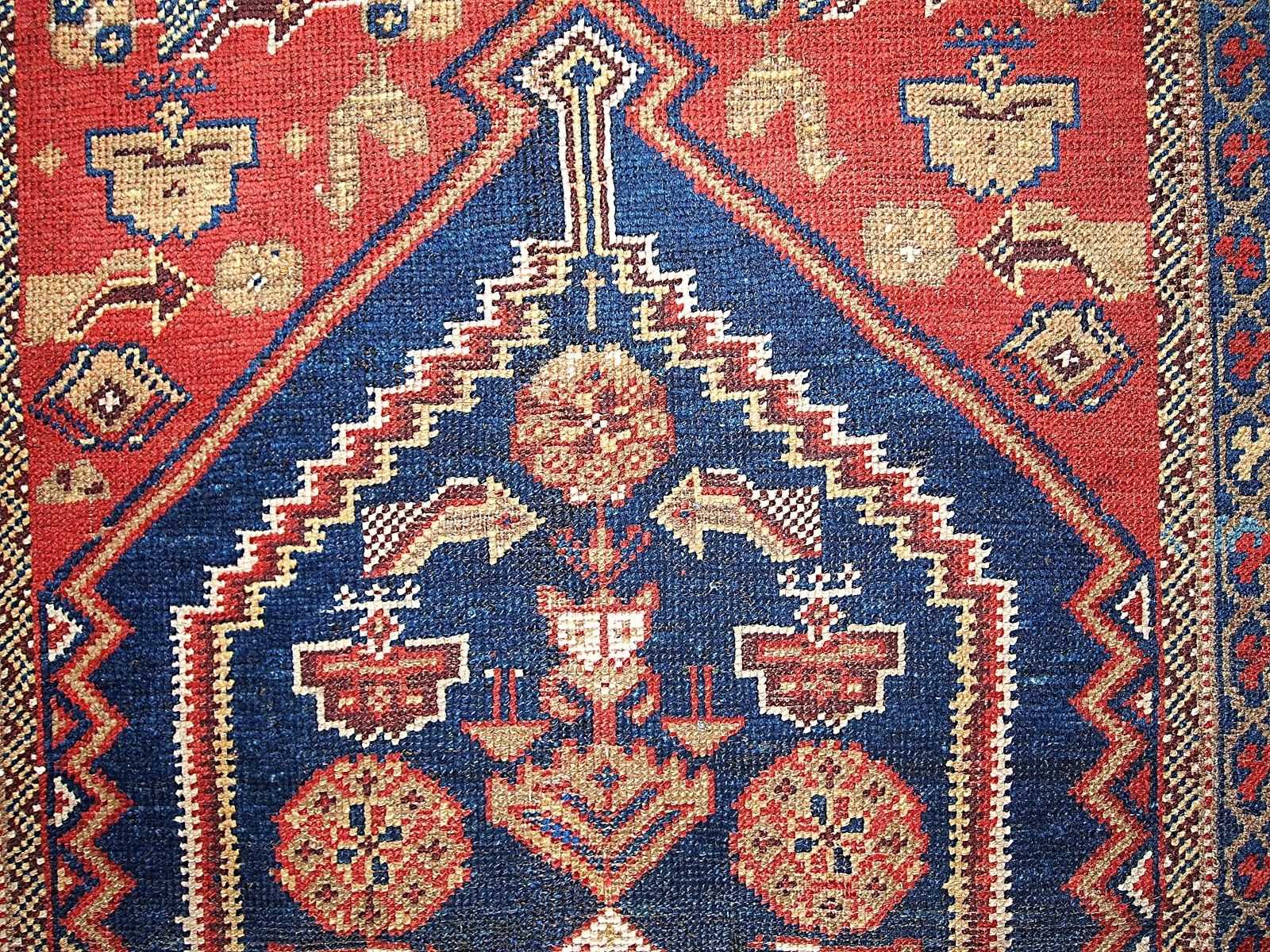 Tapis d'époque fait main, 97 cm x 180 cm (années 1920) photo vinterior