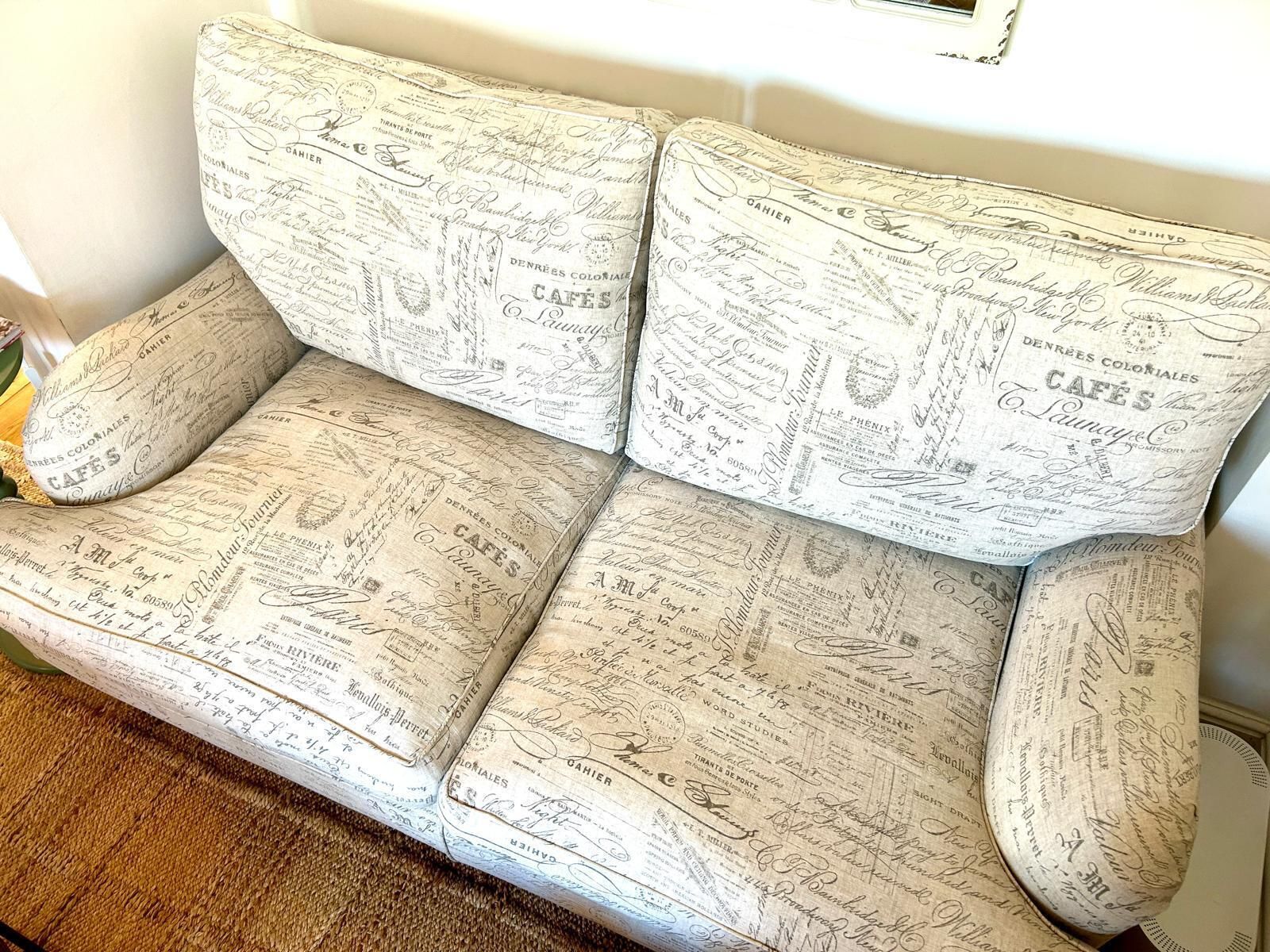 Multiyork Verona Feather & Down Filled 2 To 3 Seater Shabby Chic Grey Sofa photo for sale