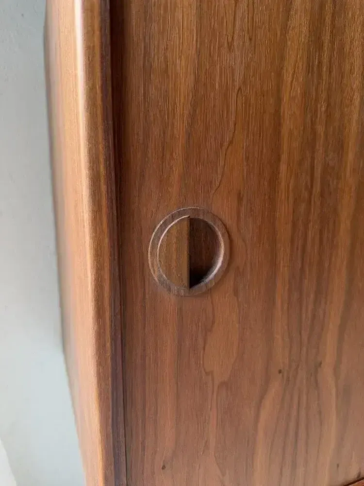 Deens teakhouten wanddressoir van HG Furniture, ca. jaren 1960 photo furniture