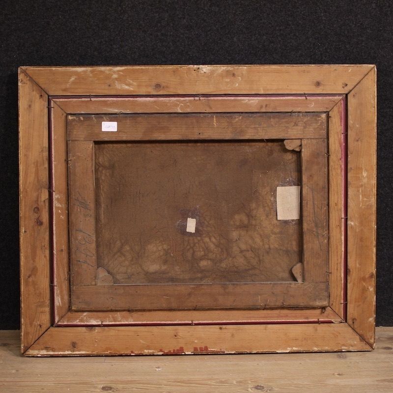 1400.0 Peinture italienne, paysage signé et daté 1846 photo