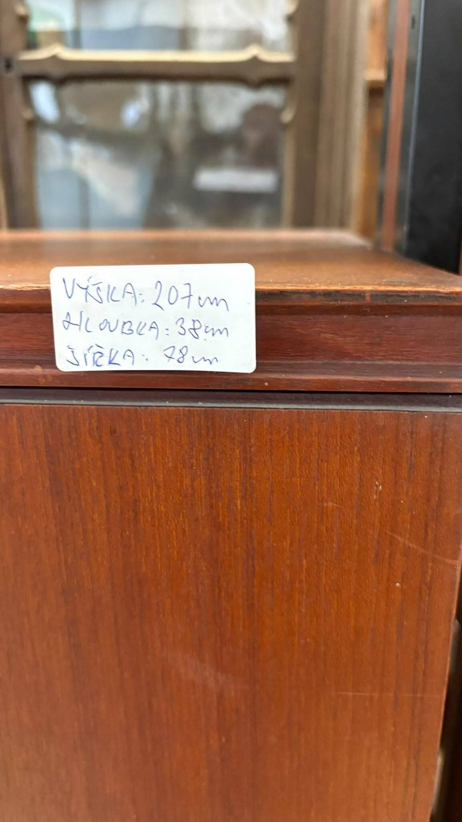 Mid-Century Modern modulaire wandkast, fineer & zwart metalen kast, jaren 1960, Europa photo vintage