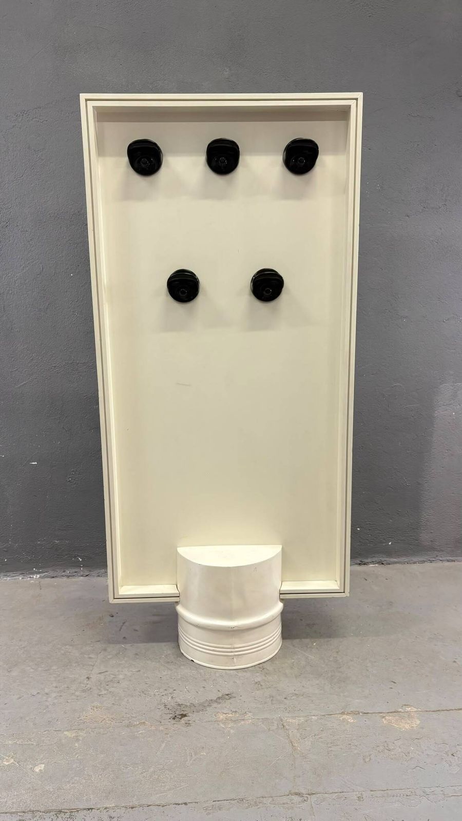 Mid Century Modern Double Sided Hall Stand With Mirror & Coat Hooks, 1960s, Europe photo for sale