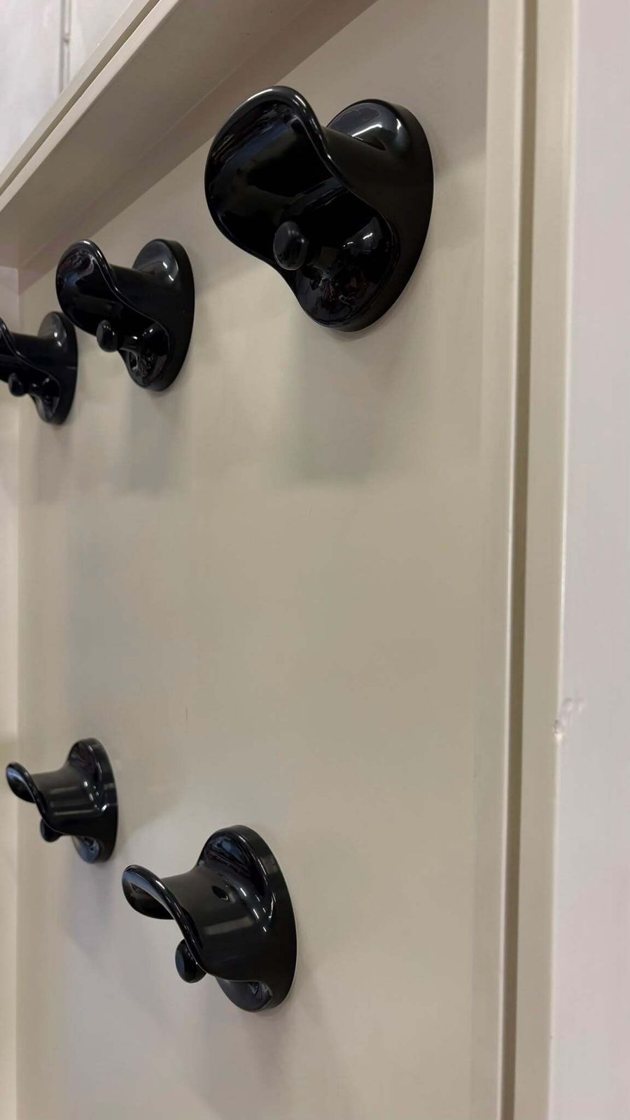 Mid Century Modern Double Sided Hall Stand With Mirror & Coat Hooks, 1960s, Europe photo vintage