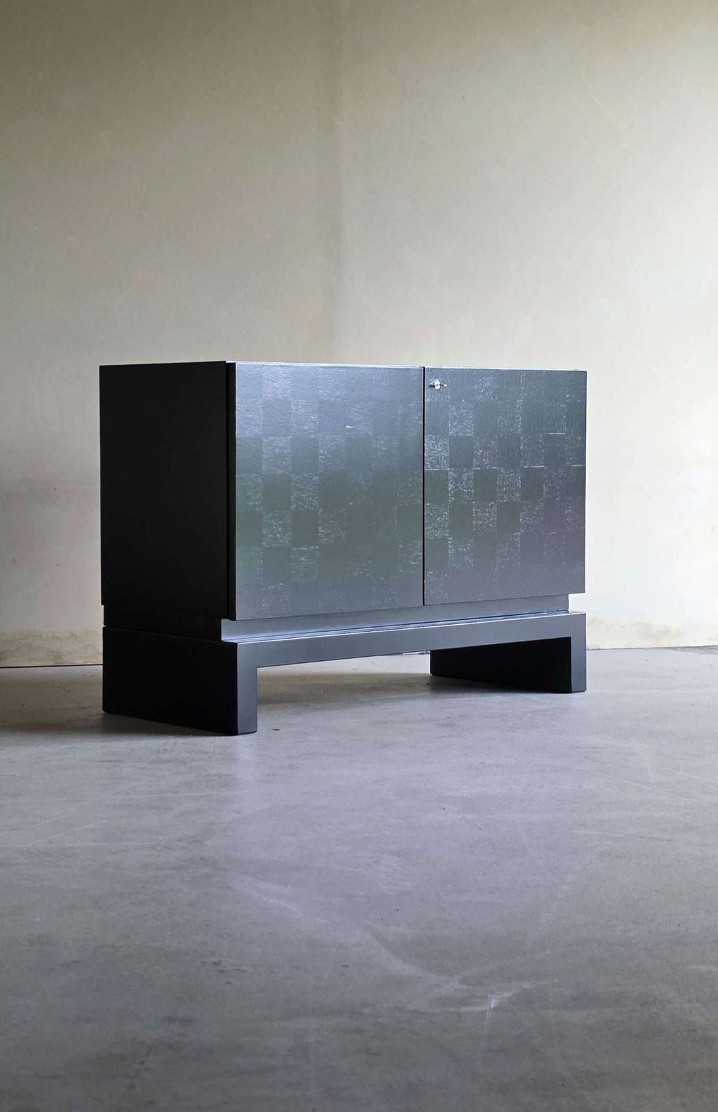 Cabinet Brutaliste « Atalanta » par J. Batenburg pour MI, années 1970