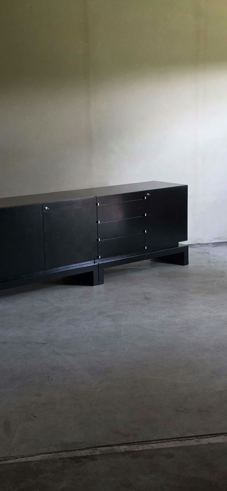 Enfilade Brutaliste « Atalanta » par J. Batenburg pour MI, années 1970 photo Mobilier
