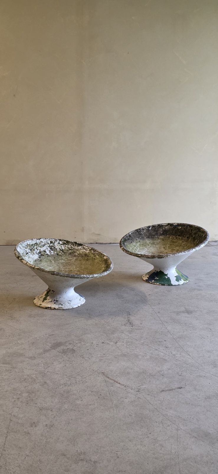 Paire de jardinières asymétriques Willy Guhl Off Kilter, années 1960
