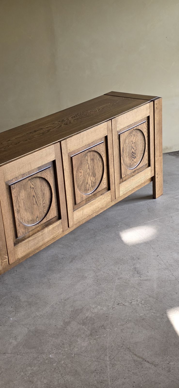 Brutalistisch dressoir in naturel eiken photo 4737.0