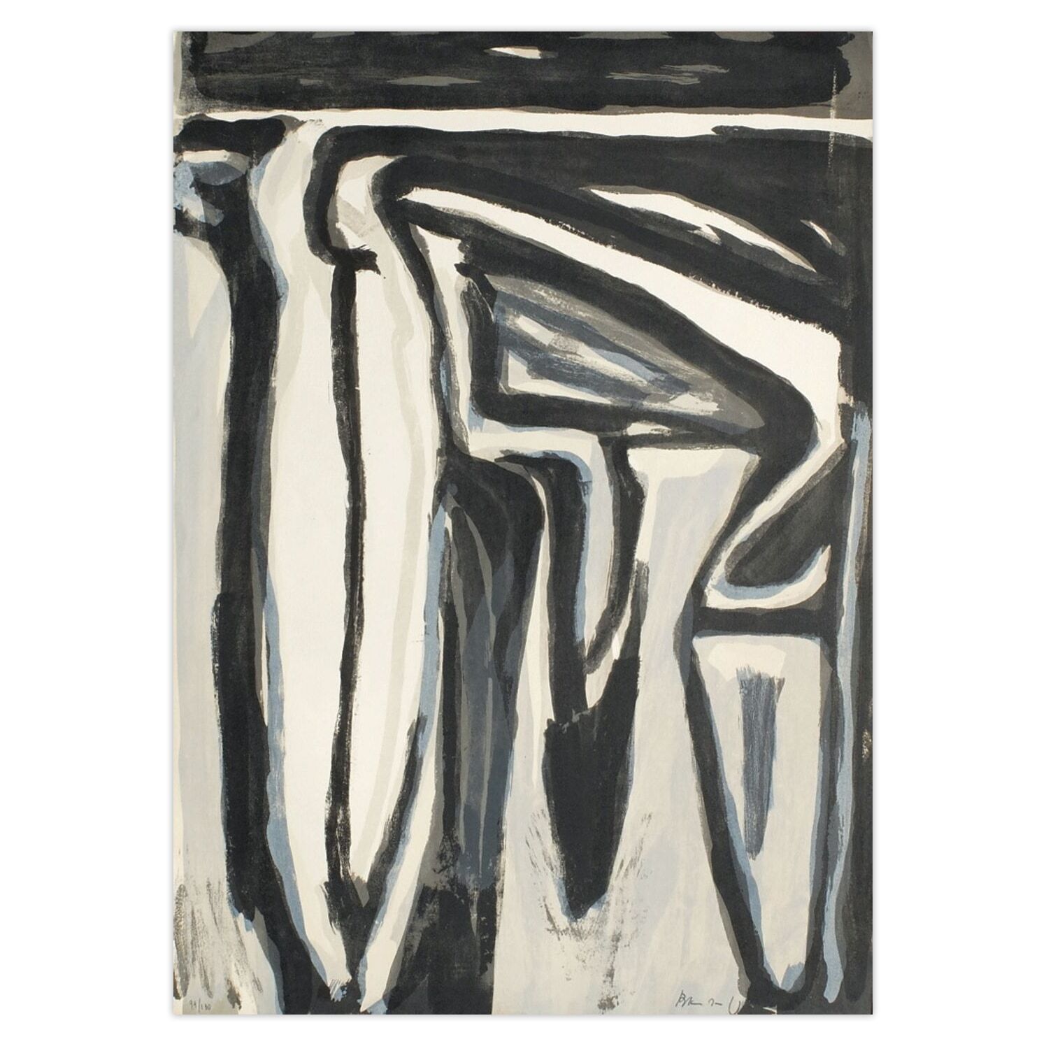 Bram Van Velde Gesigneerde Lithografie Mp 296 1978