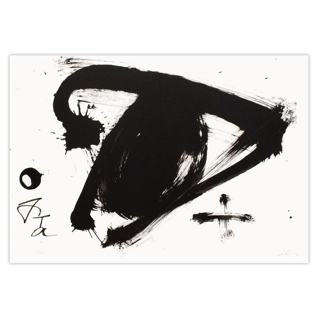 Antoni Tapies, lithographie signée, Barcelona (Juegos Olimpicos), 1992