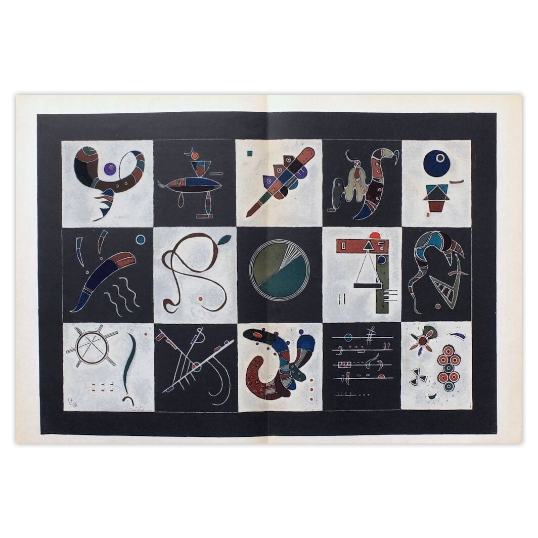 Wassily Kandinsky Lithograph Dlm101   Composition V 1957