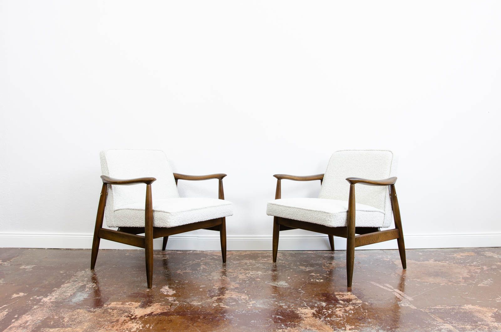 Pair Of Armchairs, Gfm 87 By Juliusz Kędziorek, Poland, 1960's photo for sale