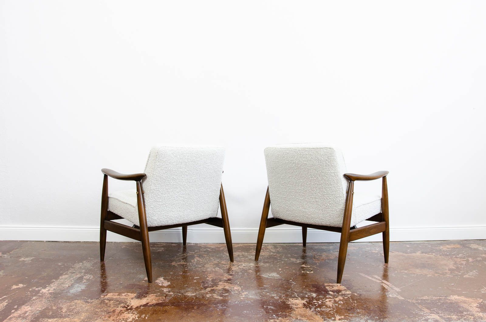 Pair Of Armchairs, Gfm 87 By Juliusz Kędziorek, Poland, 1960's photo buy