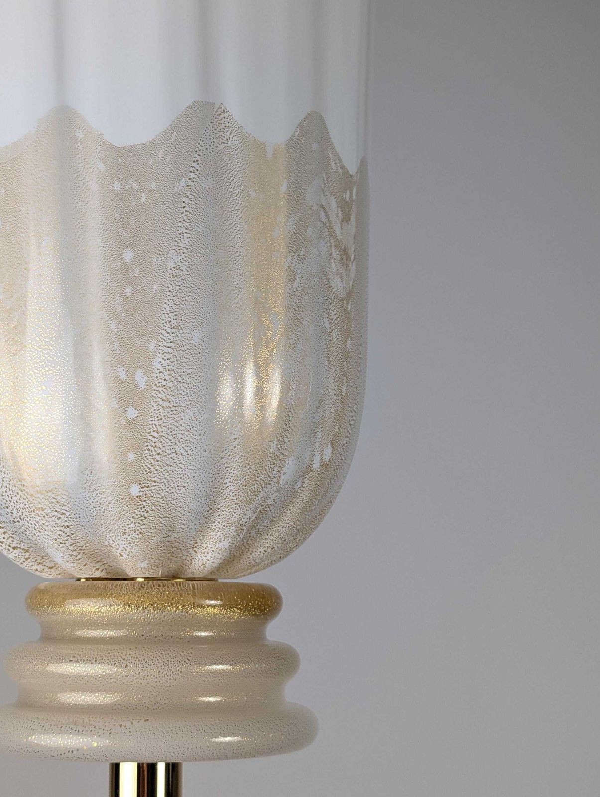 Lampadaire Barovier & Toso XII Apostoli en verre de Murano à feuilles d'or 24 carats, Italie, 2002 photo vinterior