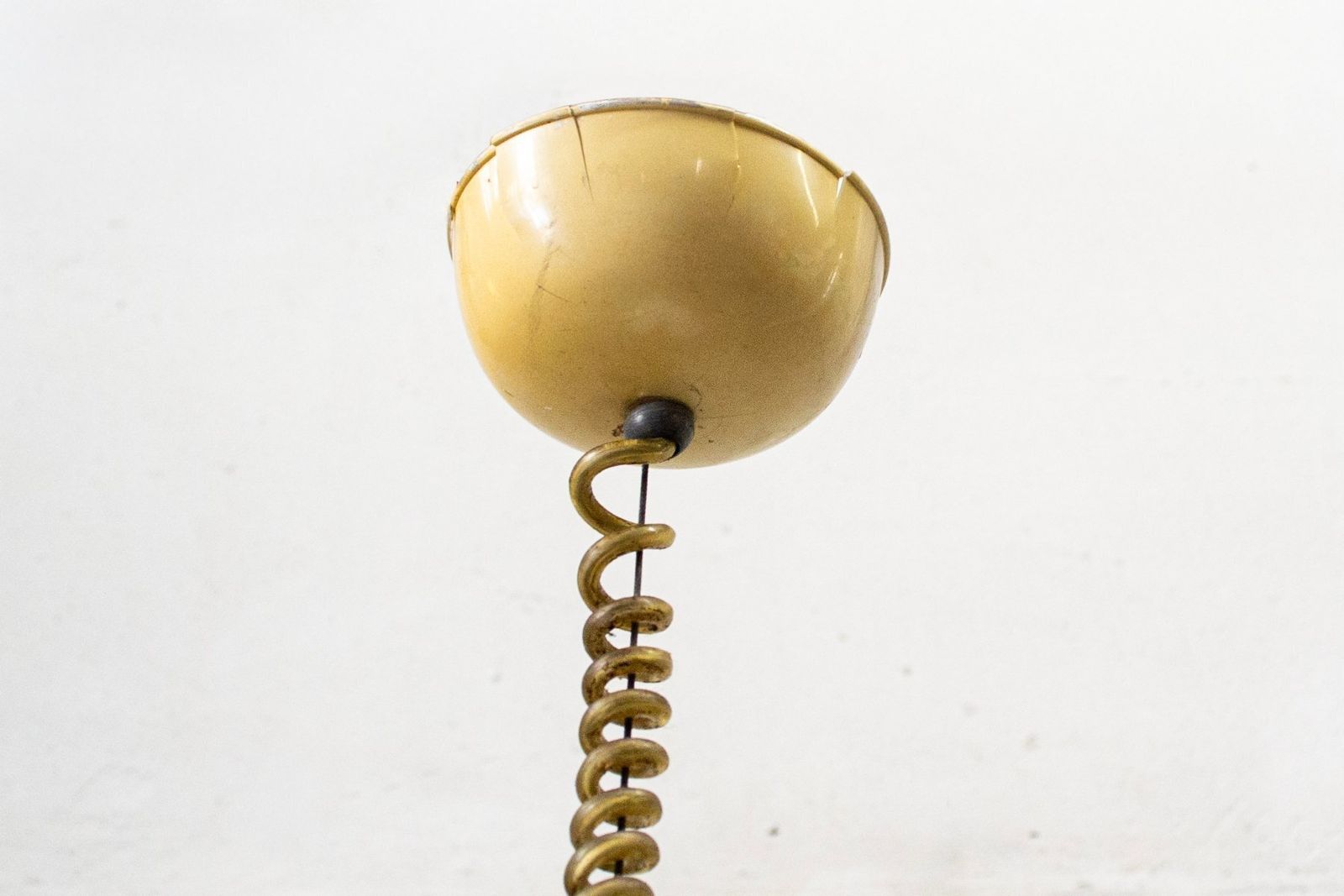 Gele Murano Glazen Bloemen Hanglamp van Leucos, jaren 1970 photo buy