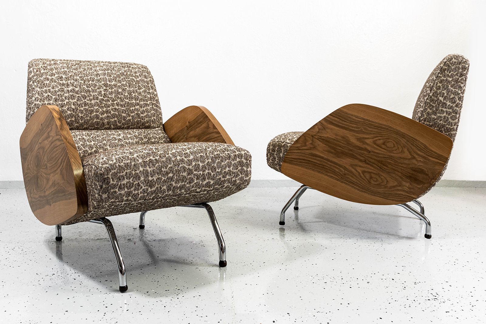 Fauteuils model "360" van Janusz Różański, Polen, ca. jaren 1950, set van 2 photo furniture