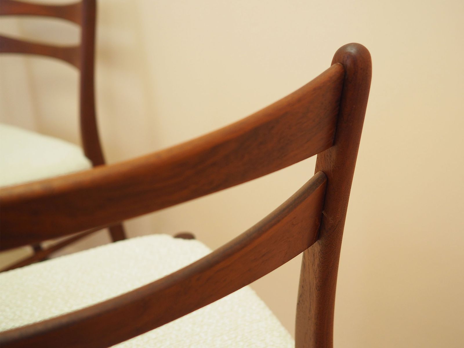 photo vintage Set Of Six Teak Chairs, Danish Design, 1960s, Made In Denmark