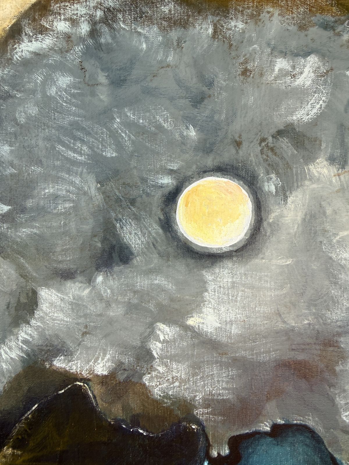 Modest Cuixart I Tàpies – Surrealistisch vrouwenportret met bloemen- en maansymboliek, Spaanse moderne kunst 1978 photo 7500.0