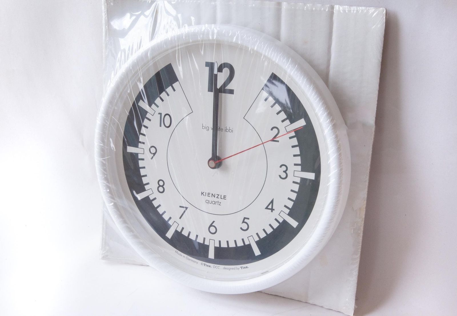 Home Decor Nos In Box 80s Kienzle Wall Clock Minimalism Space Age Postmodern Plastic Germany Speedometer photo