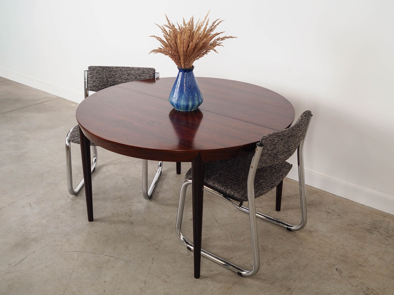 Ronde Vintage Tafel, Deens Design, jaren 1960, ontwerper: Severin Hansen photo Meubels