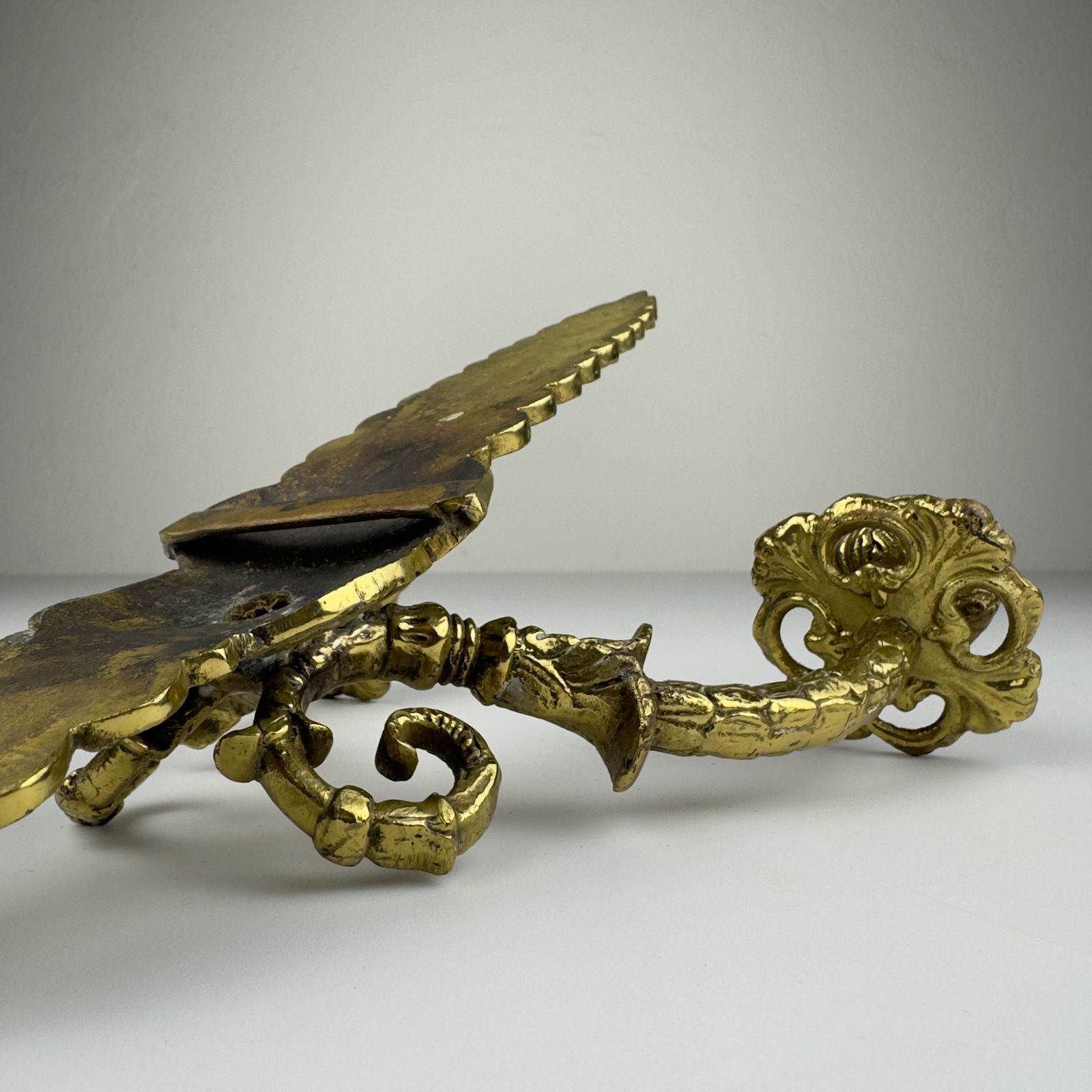 450.0 Antiek Empire bronzen wandkandelaar, Italië, eind 19e eeuw photo