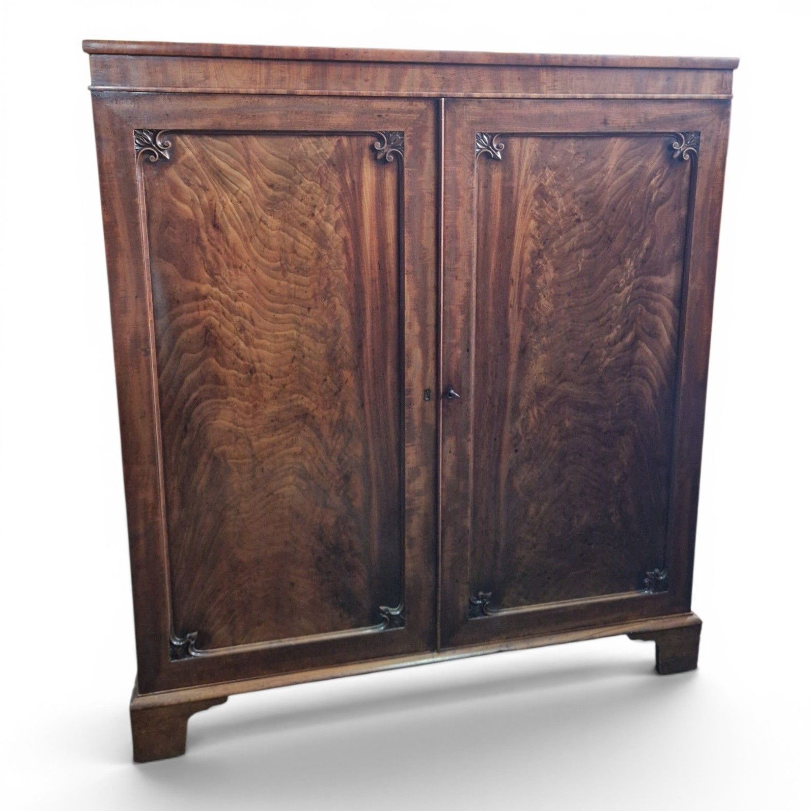 Antique Victorian Mahogany Bookcase Cabinet Cupboard Adjustable Shelves photo 495.0