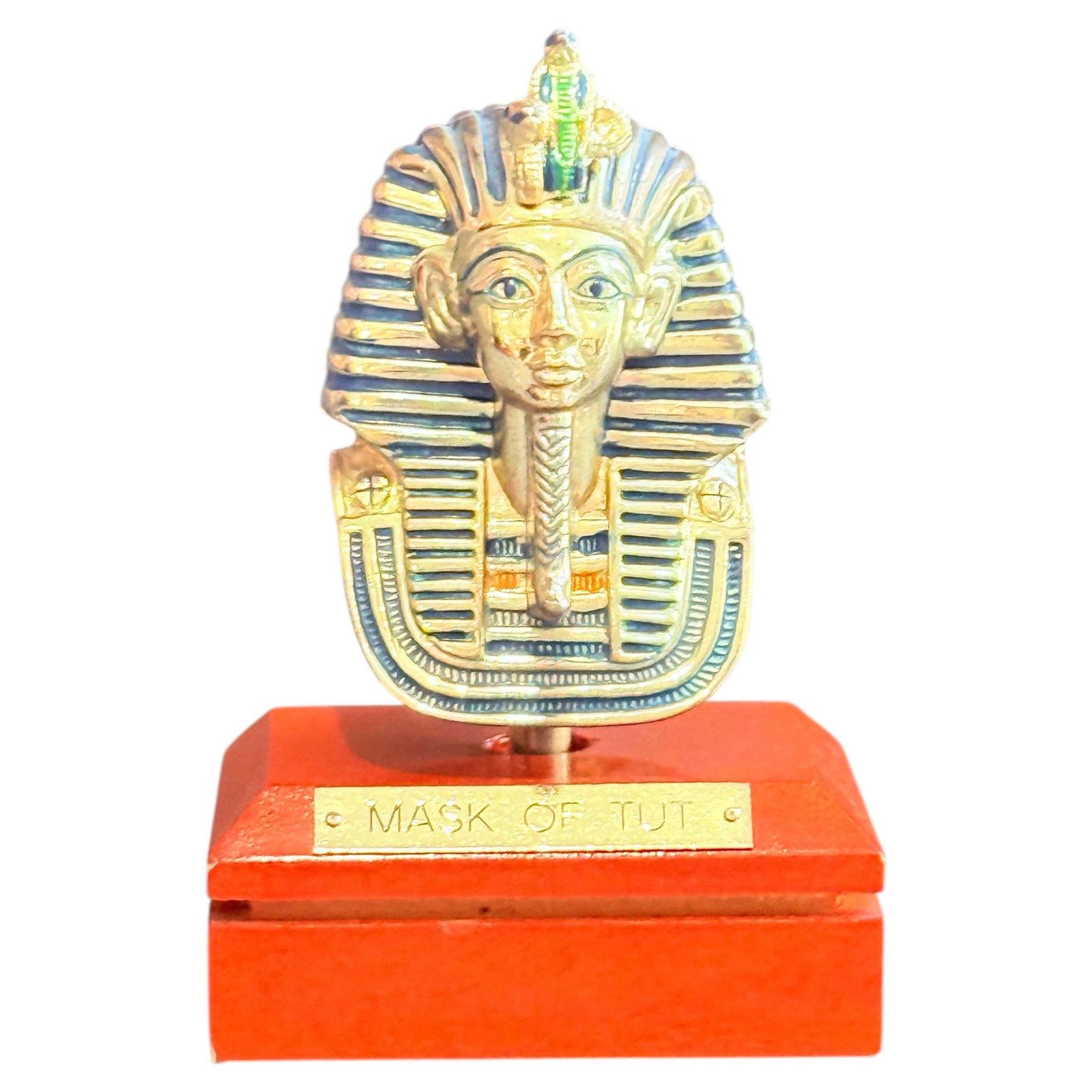 Egyptische farao Toetanchamon buste sculptuur, decoratief Ancient Egyptian Revival