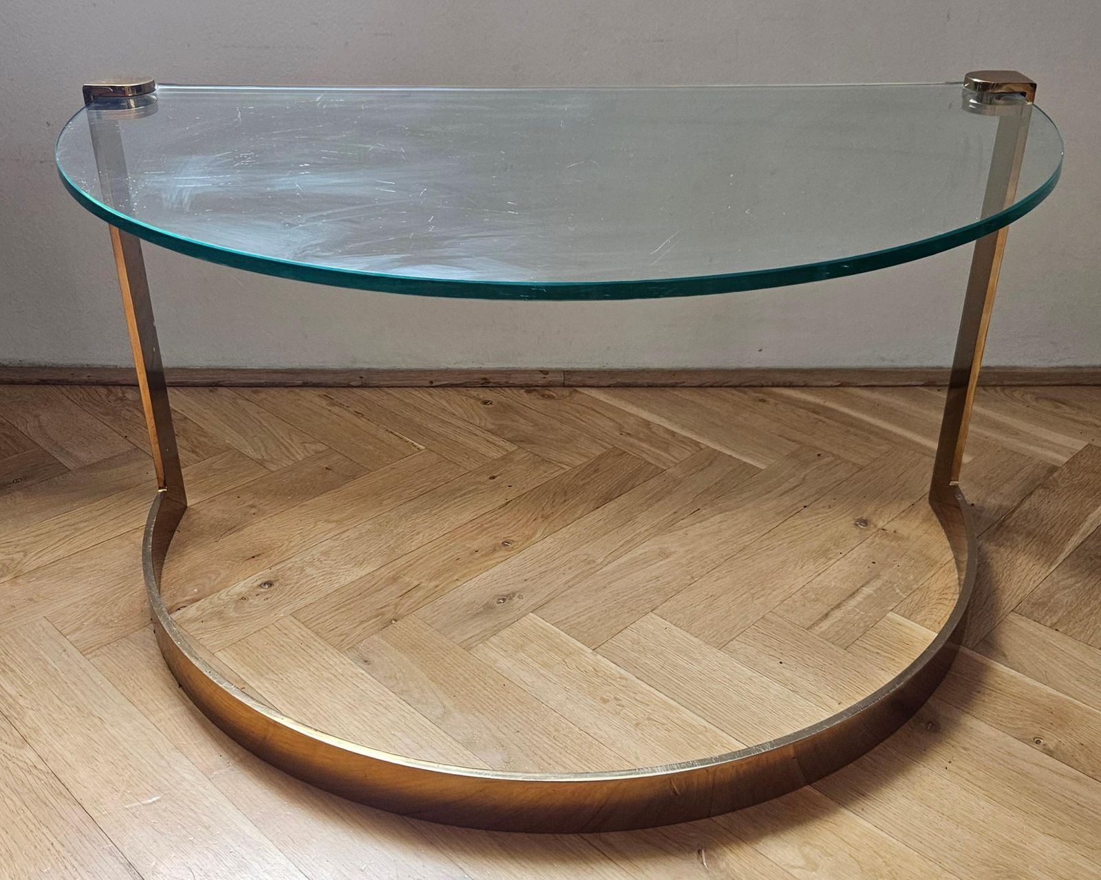 Zeldzame mid-century zij- of salontafel, Friedrich Moller voor Ronald Schmitt, jaren 1970 photo vinterior