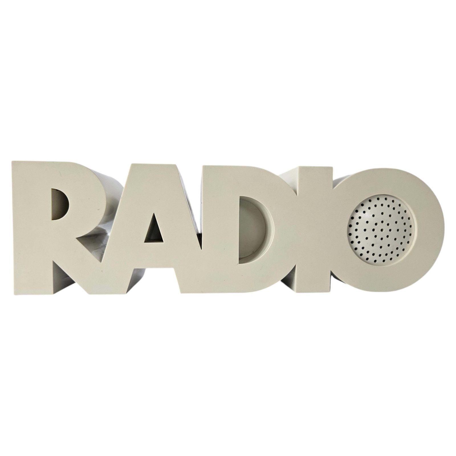 Zeldzame mid-century tafel- of bureauradio, Space Age, Italië, jaren 1970