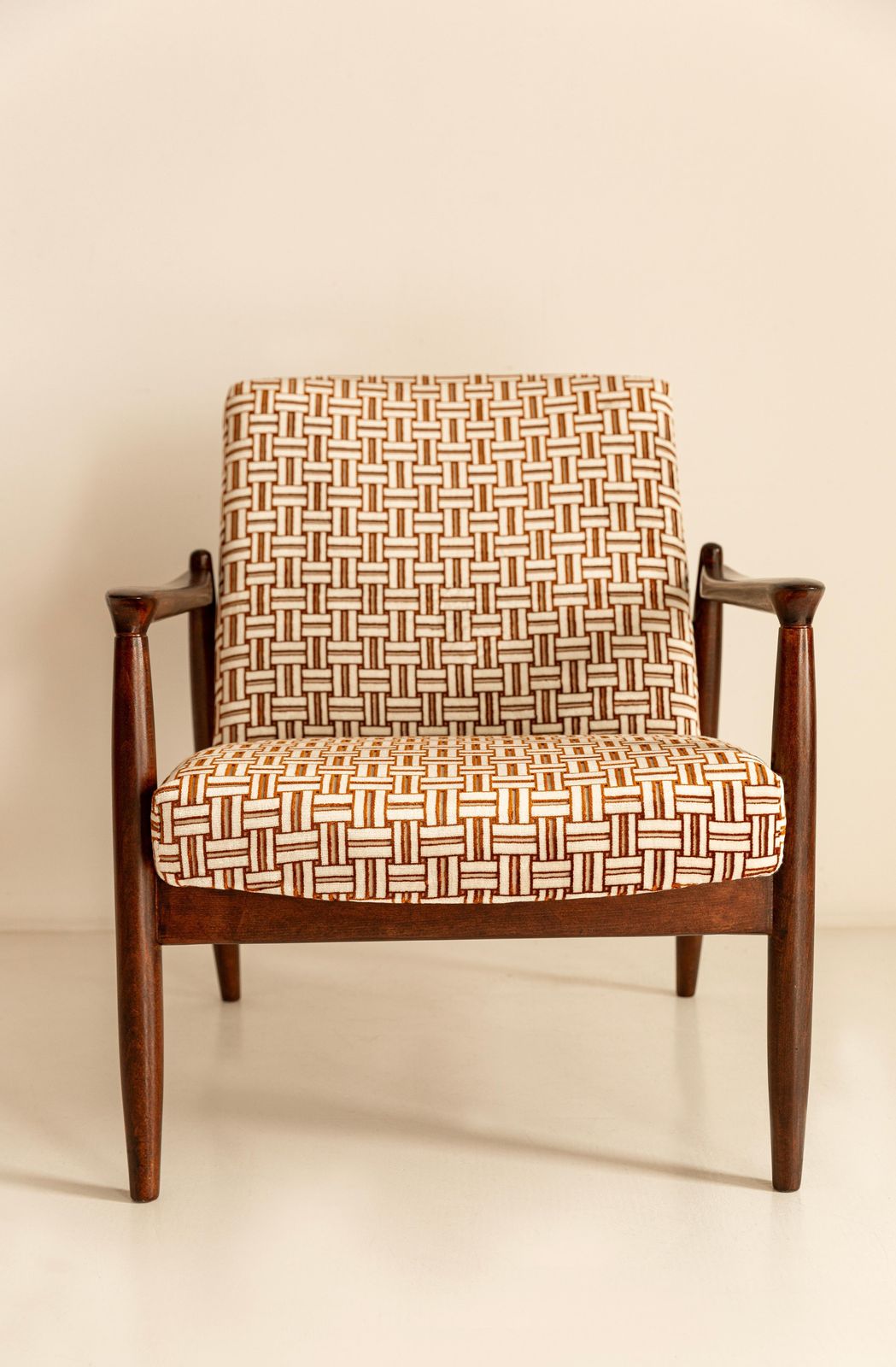 Mid Century GFM 64 Fauteuil   E. Homa, Jacquard Fluweel van Camengo, Europa, jaren 1960 photo buy