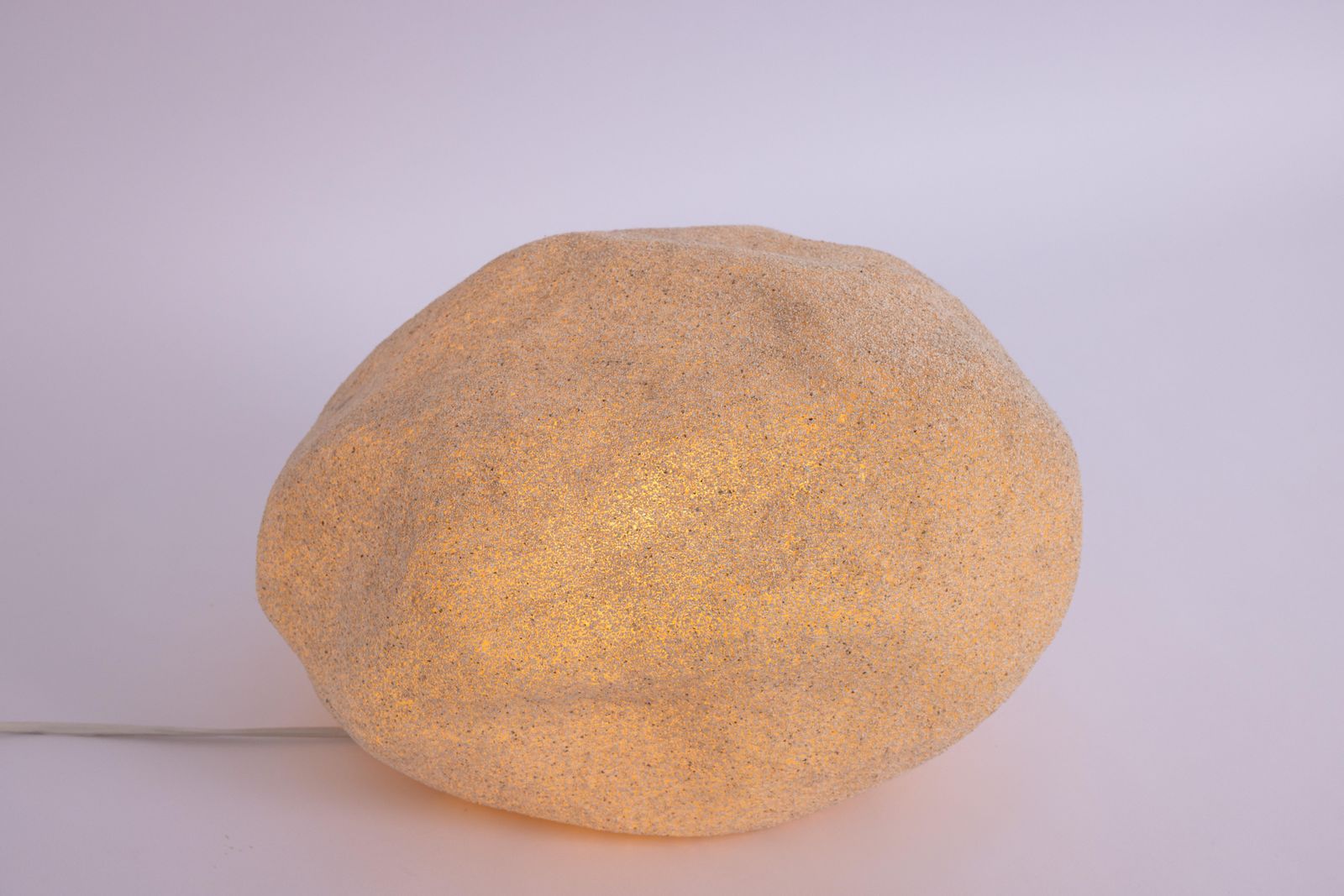 A 'Dora' Moon Rock Lamp Designed By André Cazenave, Italy, 1970s photo vintage