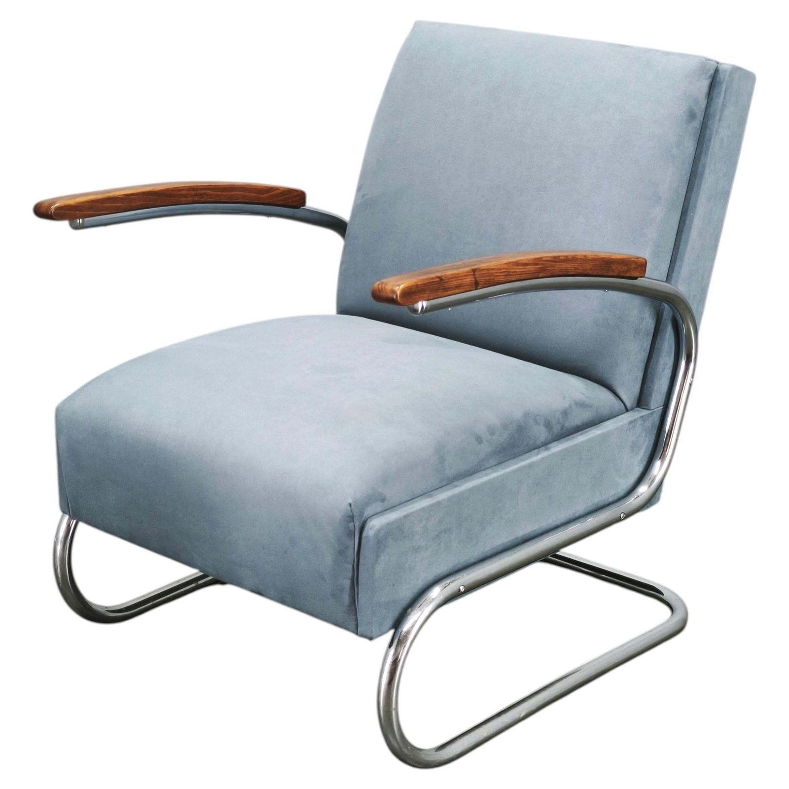 Bauhaus Cantilever Fauteuil Ca. Jaren 1930 In Thonet S 411 Stijl, Toegeschreven Aan Kovona
