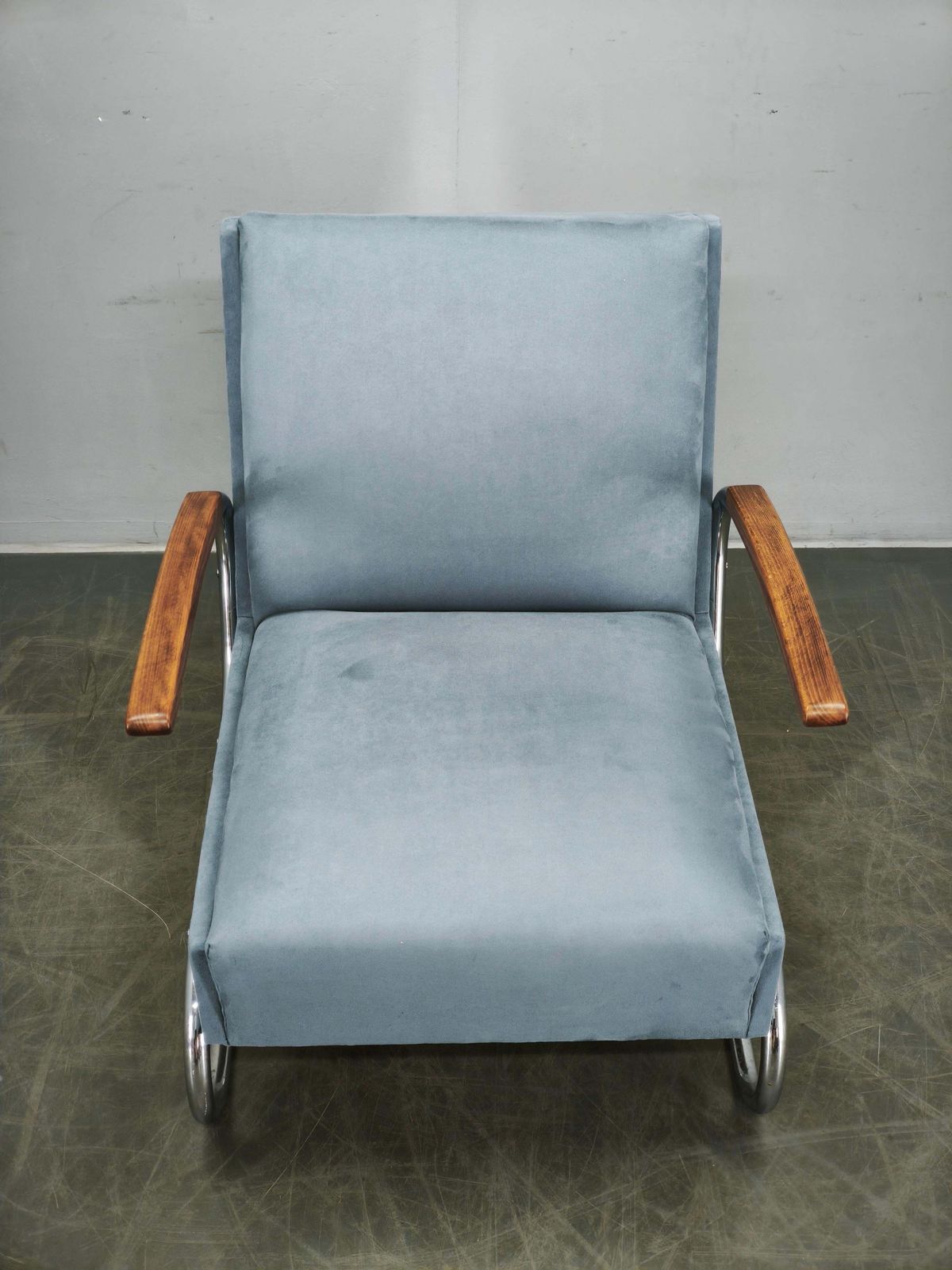 Mobilier Fauteuil cantilever Bauhaus années 1930 de style Thonet S 411, attribué à Kovona photo