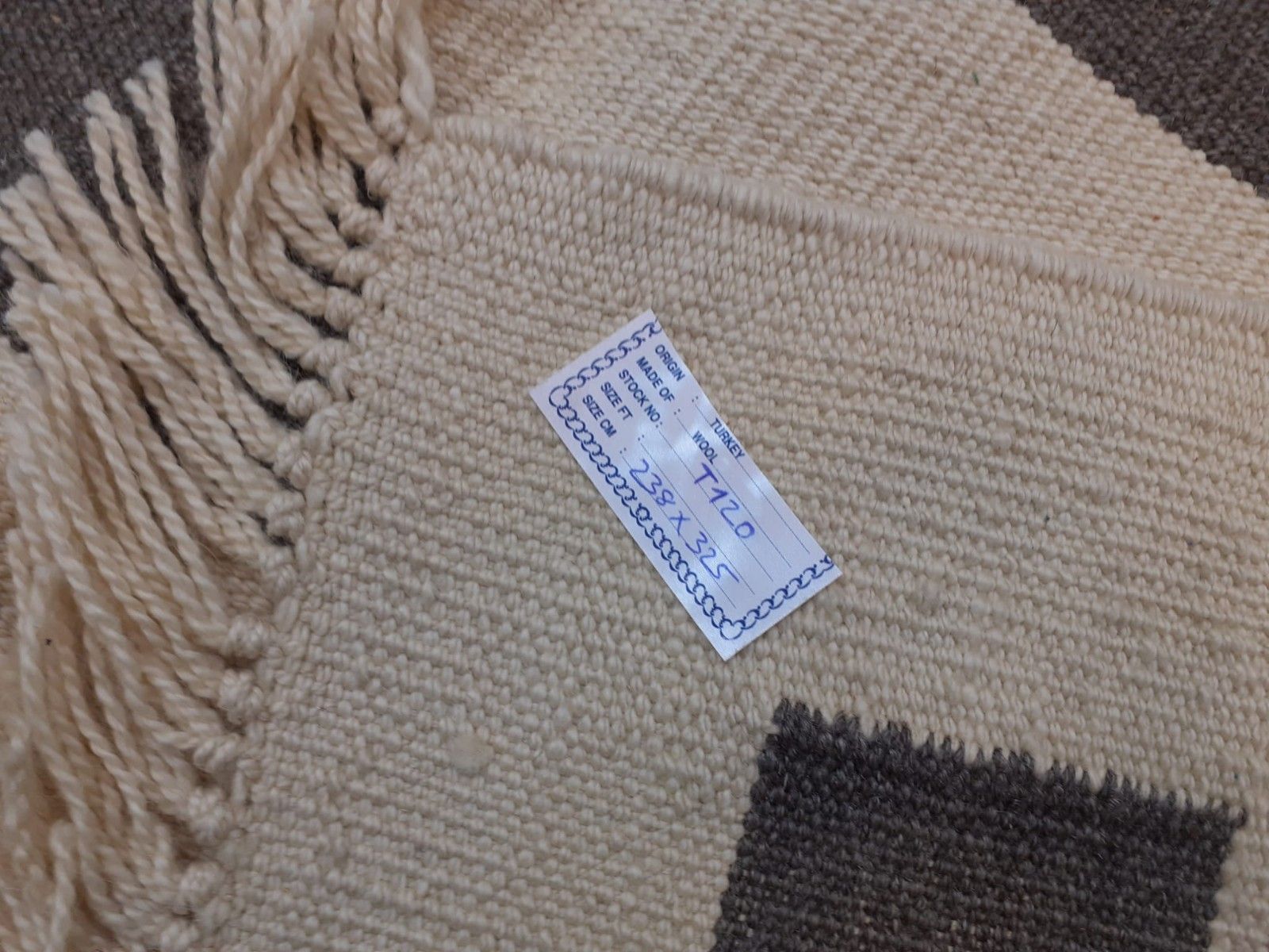 8x10,7 ft Eigentijds handgeweven Turks kilimkleed, 100% natuurlijke ongeverfde wol photo buy