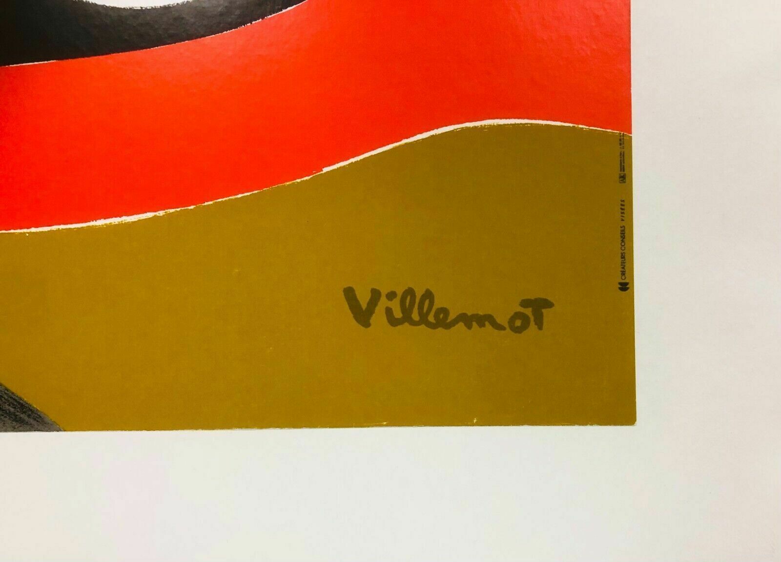 Bernard Villemot, ca. jaren 1980 – Orangina – Vintage poster, op linnen gemonteerd op canvas photo vintage