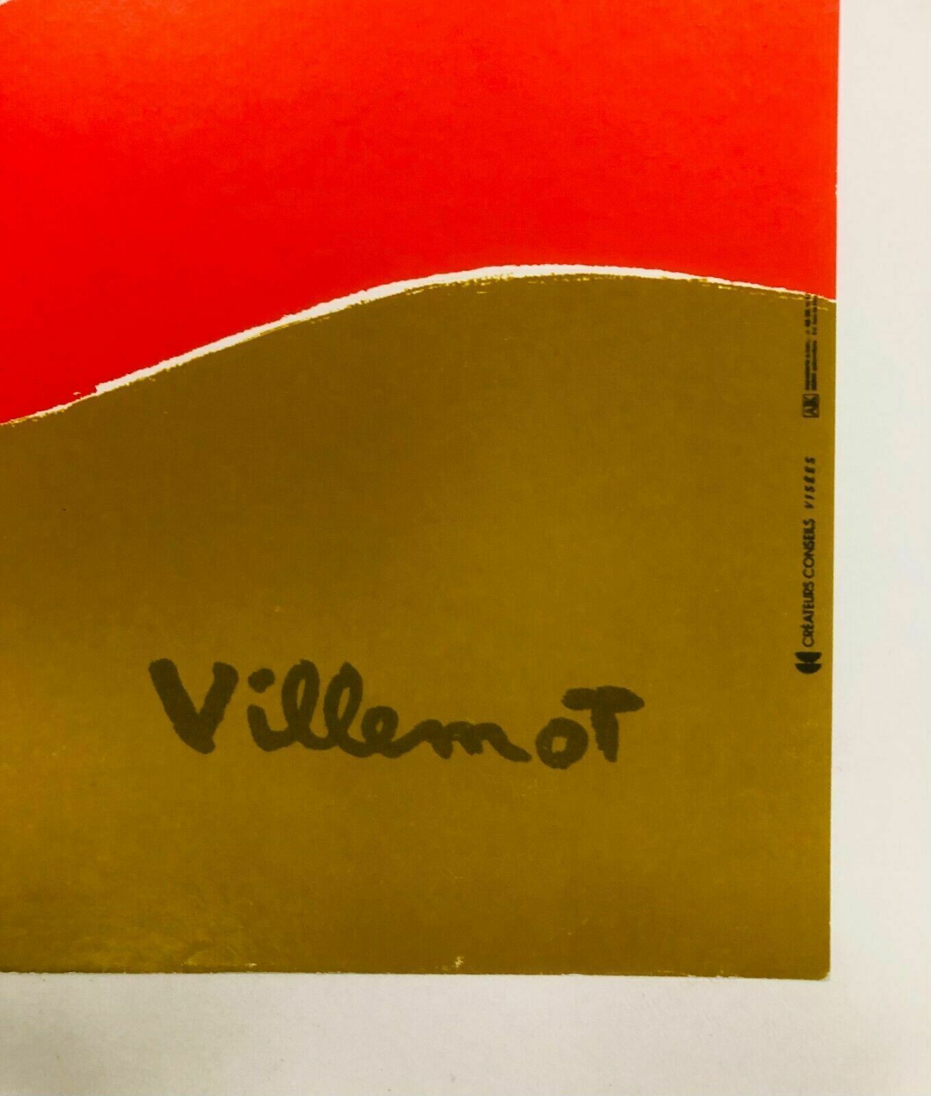photo furniture Bernard Villemot, ca. jaren 1980 – Orangina – Vintage poster, op linnen gemonteerd op canvas