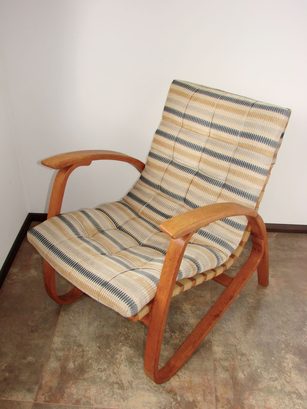 Jan Vaněk Fauteuil, Závody Projekt, jaren 1930, Tsjechoslowaaks modernisme photo for sale